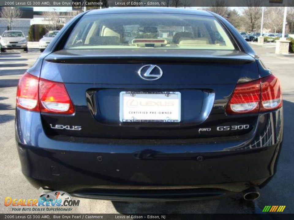 2006 Lexus GS 300 AWD Blue Onyx Pearl / Cashmere Photo #5