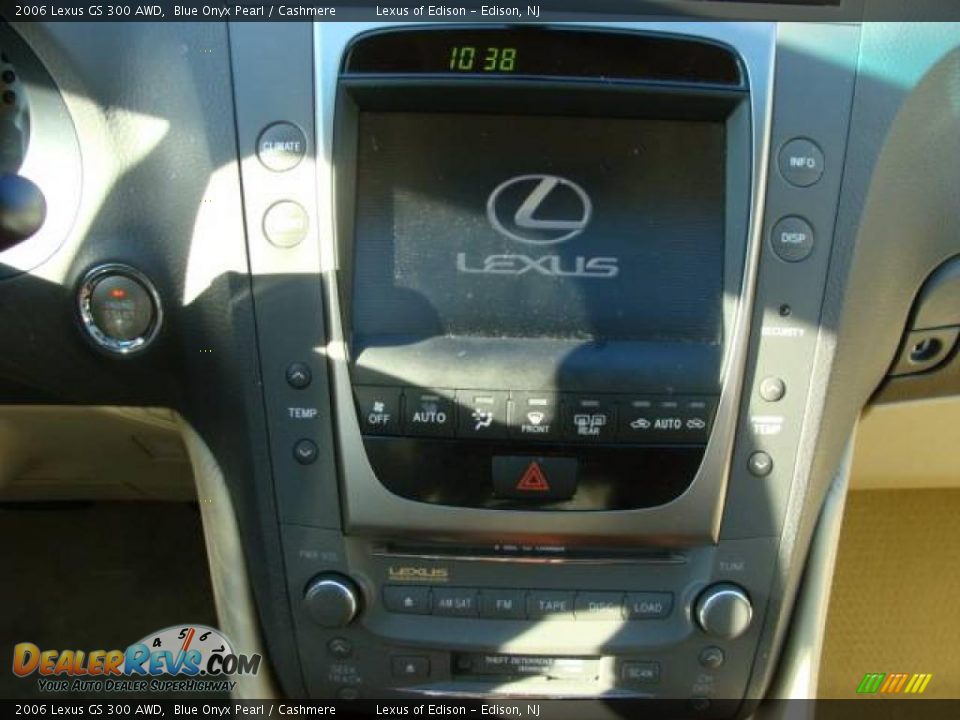 2006 Lexus GS 300 AWD Blue Onyx Pearl / Cashmere Photo #11