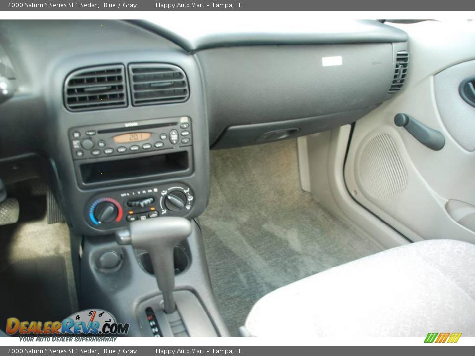 2000 Saturn S Series SL1 Sedan Blue / Gray Photo #24