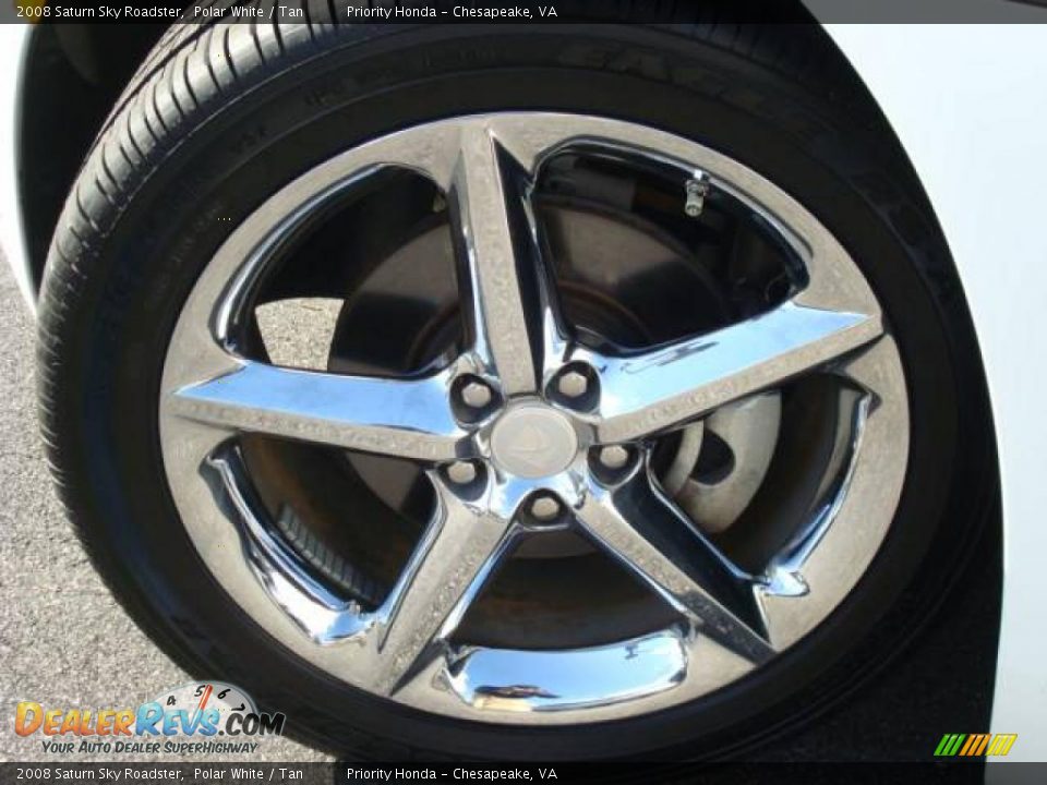 2008 Saturn Sky Roadster Polar White / Tan Photo #19