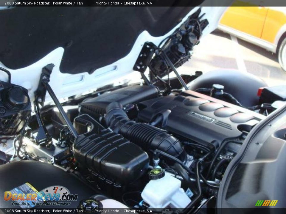 2008 Saturn Sky Roadster Polar White / Tan Photo #23