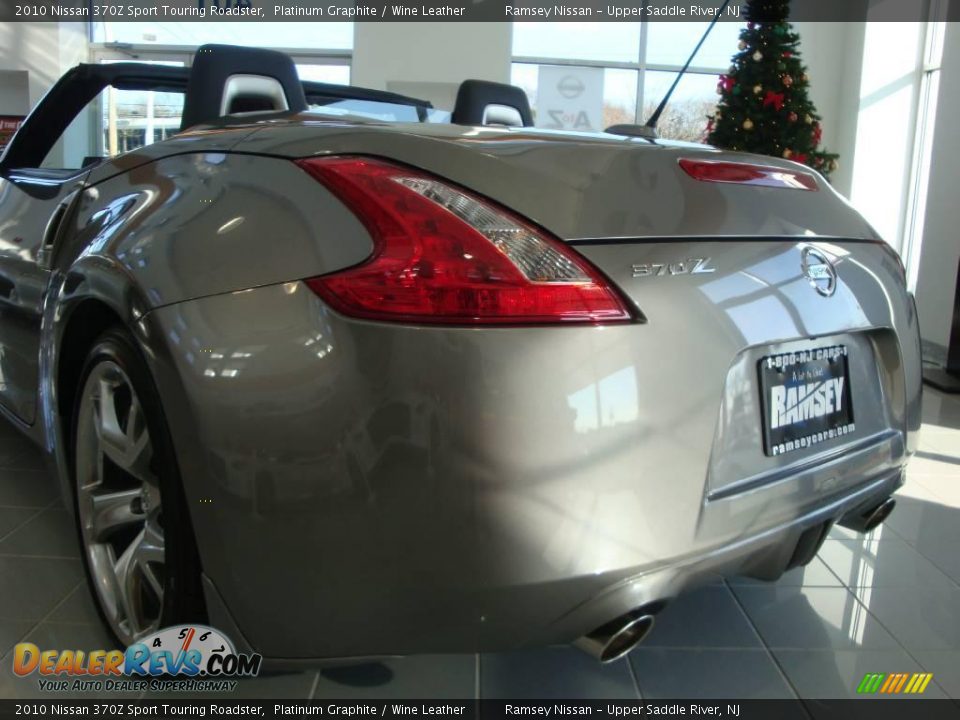 2010 Nissan 370Z Sport Touring Roadster Platinum Graphite / Wine Leather Photo #19