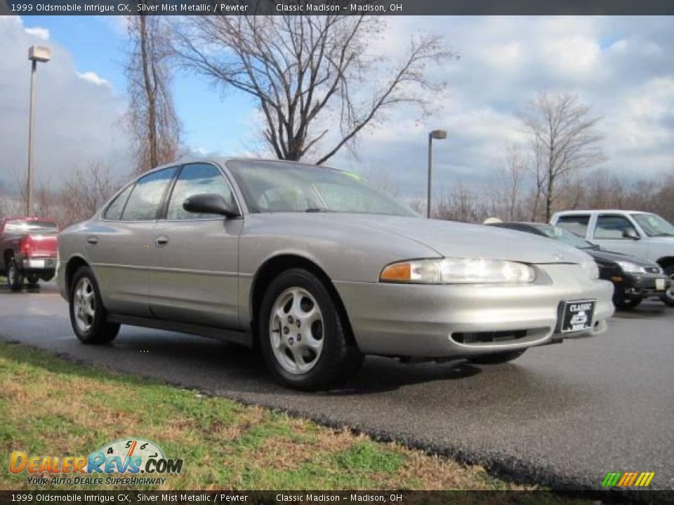 1999 Oldsmobile Intrigue GX Silver Mist Metallic / Pewter Photo #3