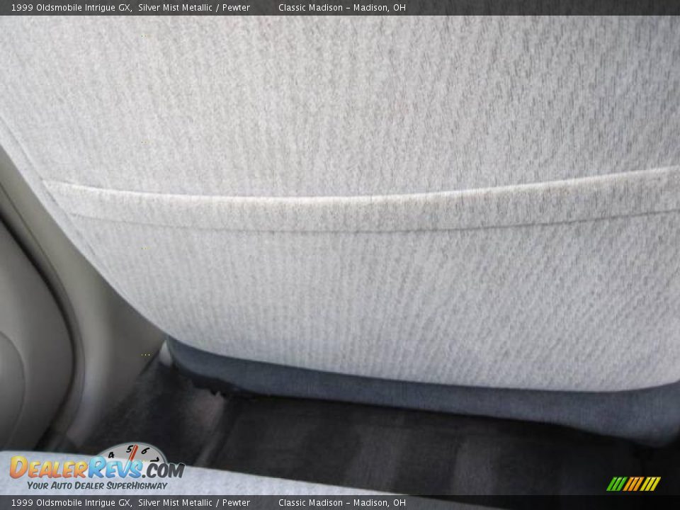 1999 Oldsmobile Intrigue GX Silver Mist Metallic / Pewter Photo #20