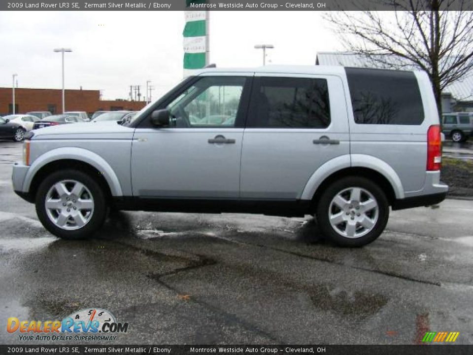 2009 Land Rover LR3 SE Zermatt Silver Metallic / Ebony Photo #2