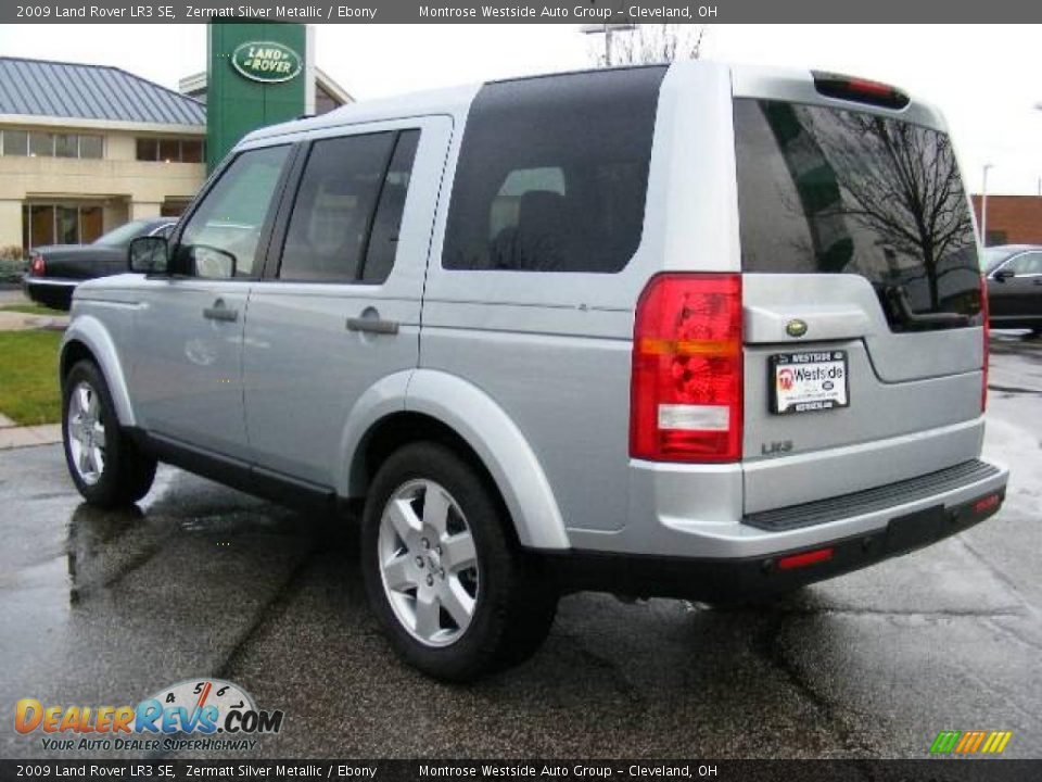2009 Land Rover LR3 SE Zermatt Silver Metallic / Ebony Photo #3