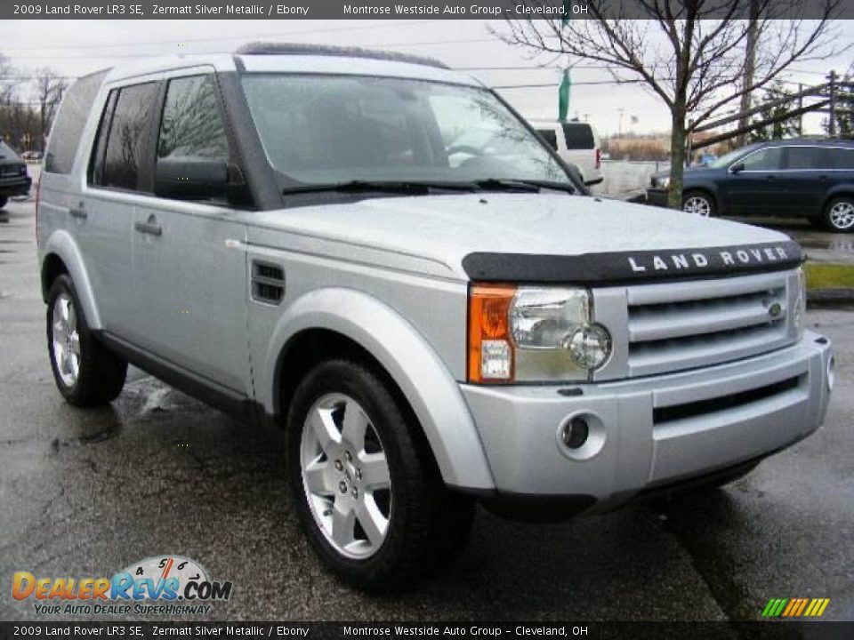2009 Land Rover LR3 SE Zermatt Silver Metallic / Ebony Photo #7