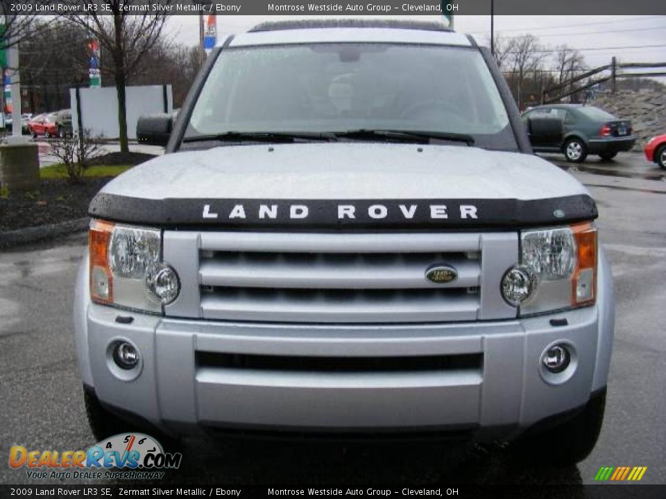 2009 Land Rover LR3 SE Zermatt Silver Metallic / Ebony Photo #8