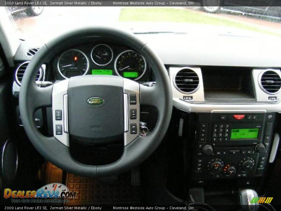 2009 Land Rover LR3 SE Zermatt Silver Metallic / Ebony Photo #15