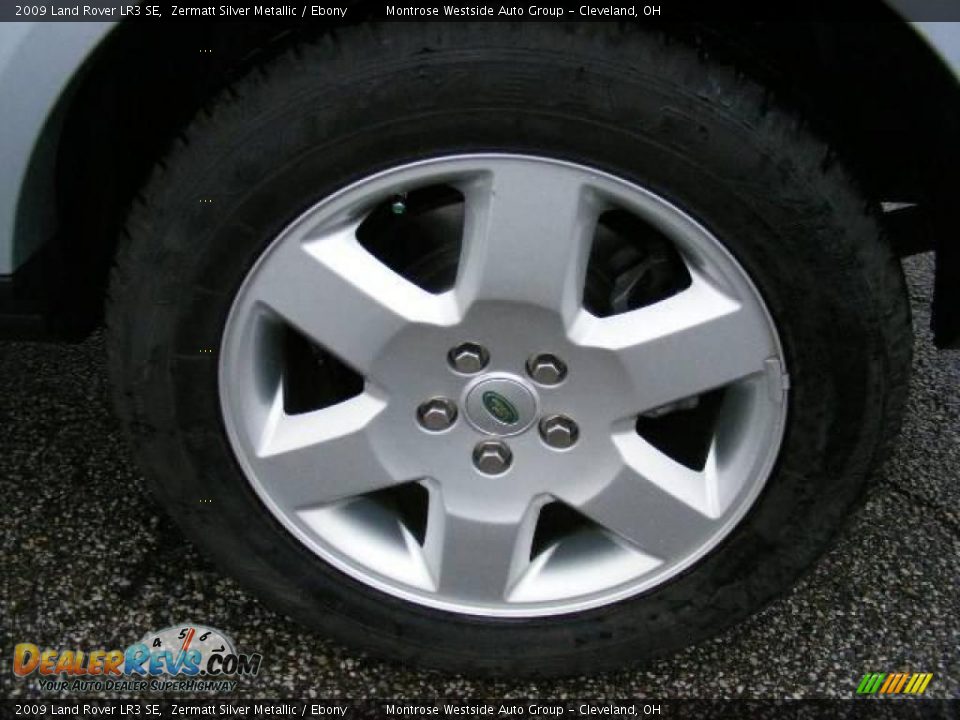 2009 Land Rover LR3 SE Zermatt Silver Metallic / Ebony Photo #29