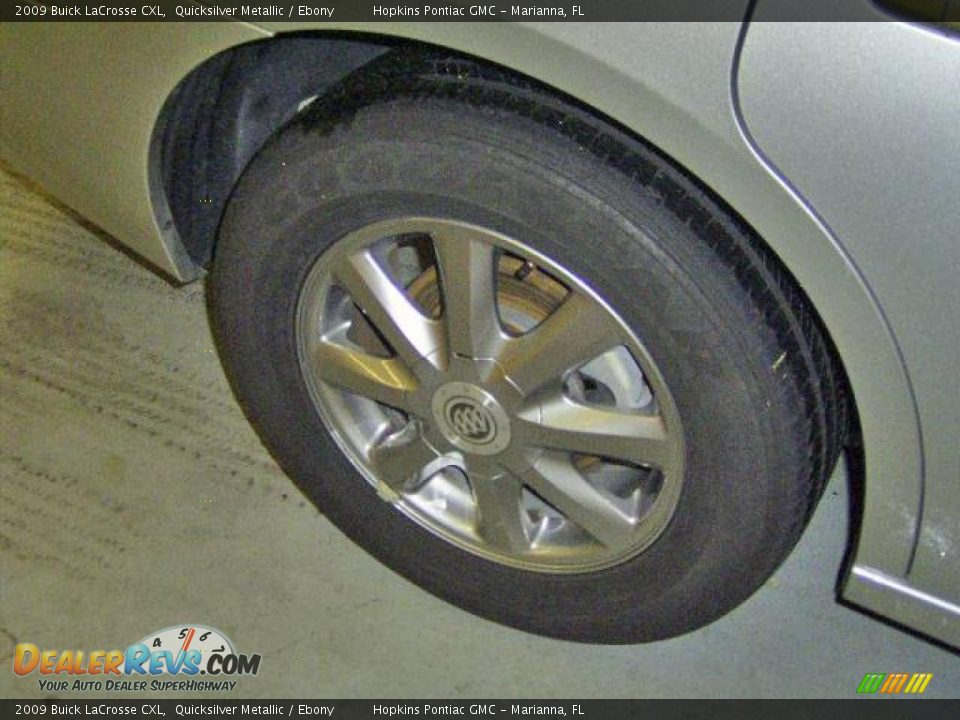 2009 Buick LaCrosse CXL Quicksilver Metallic / Ebony Photo #21