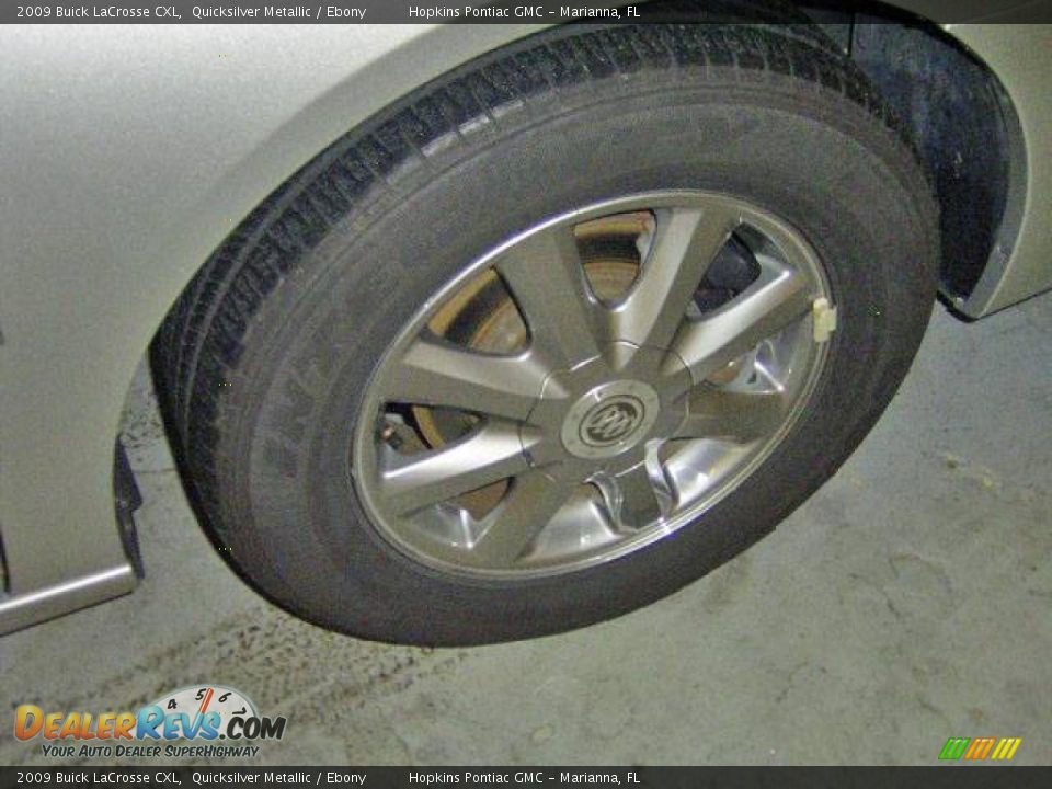 2009 Buick LaCrosse CXL Quicksilver Metallic / Ebony Photo #22