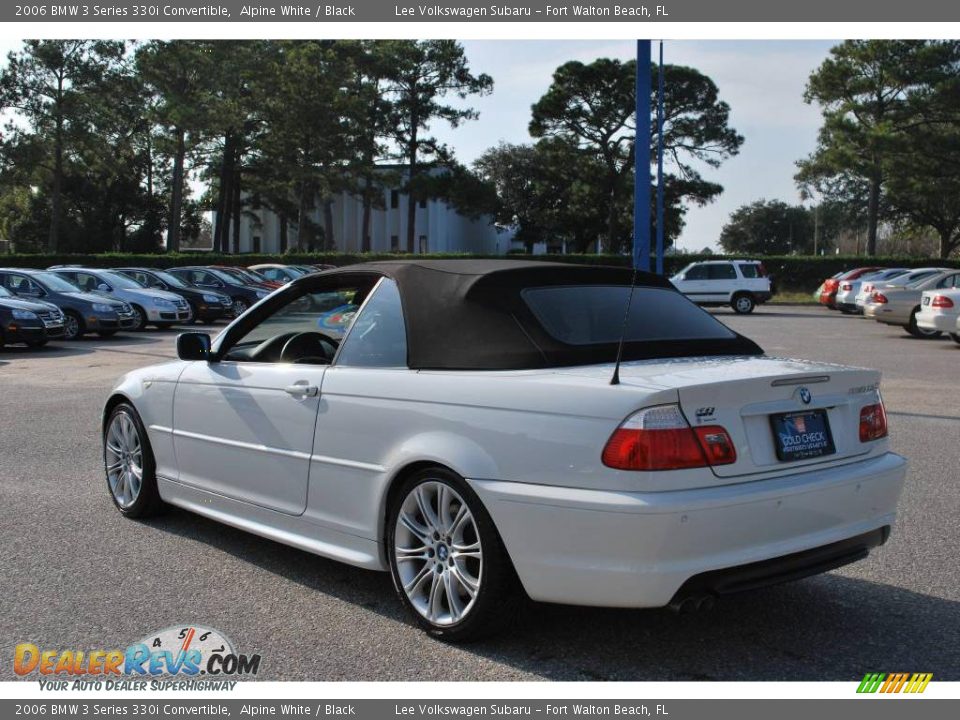 2006 BMW 3 Series 330i Convertible Alpine White / Black Photo #3