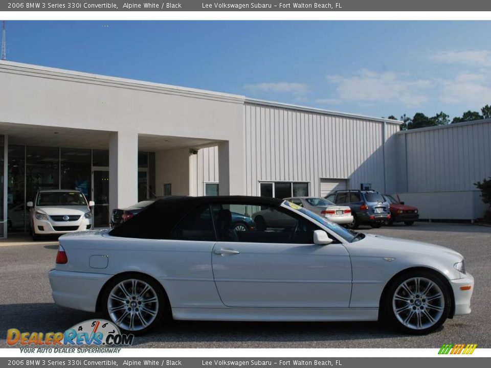 2006 BMW 3 Series 330i Convertible Alpine White / Black Photo #6