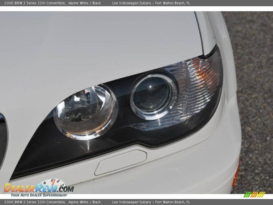 2006 BMW 3 Series 330i Convertible Alpine White / Black Photo #9