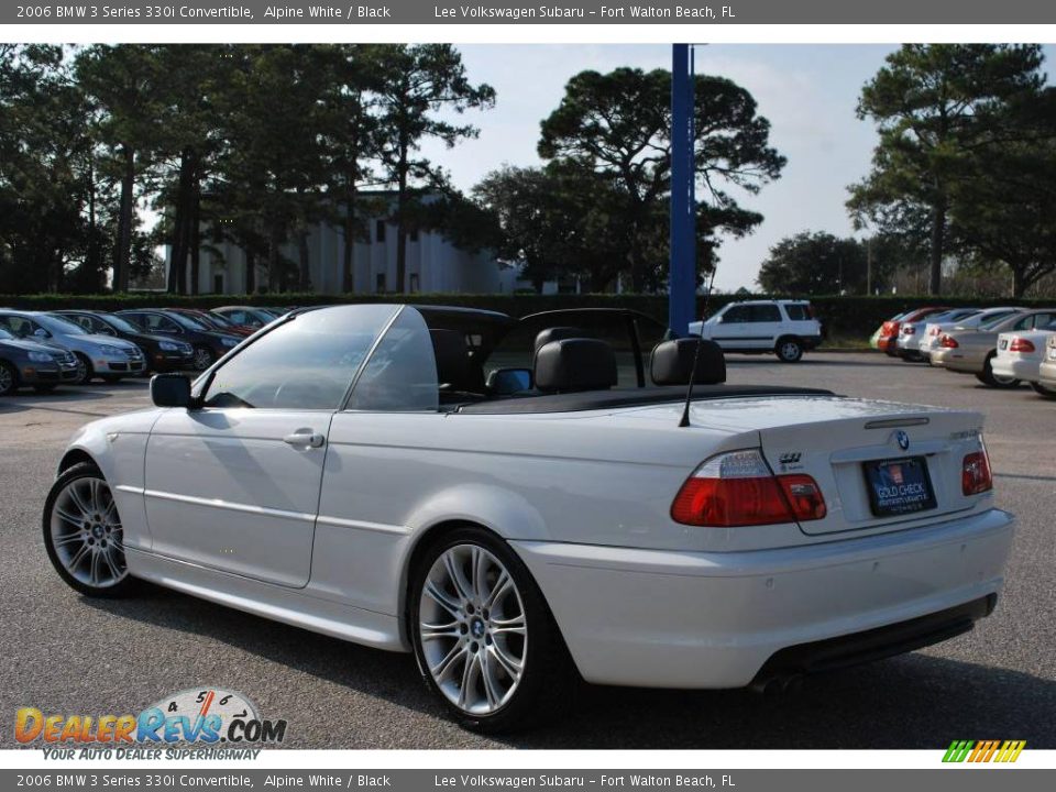 2006 BMW 3 Series 330i Convertible Alpine White / Black Photo #15