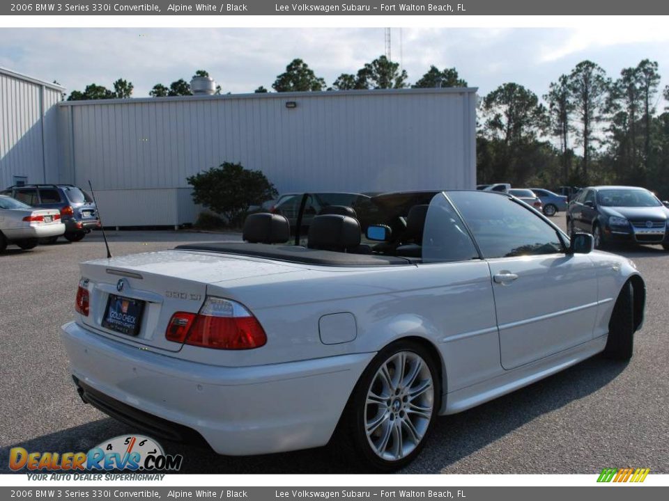 2006 BMW 3 Series 330i Convertible Alpine White / Black Photo #17