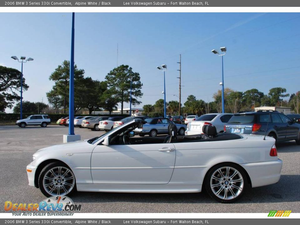 2006 BMW 3 Series 330i Convertible Alpine White / Black Photo #21