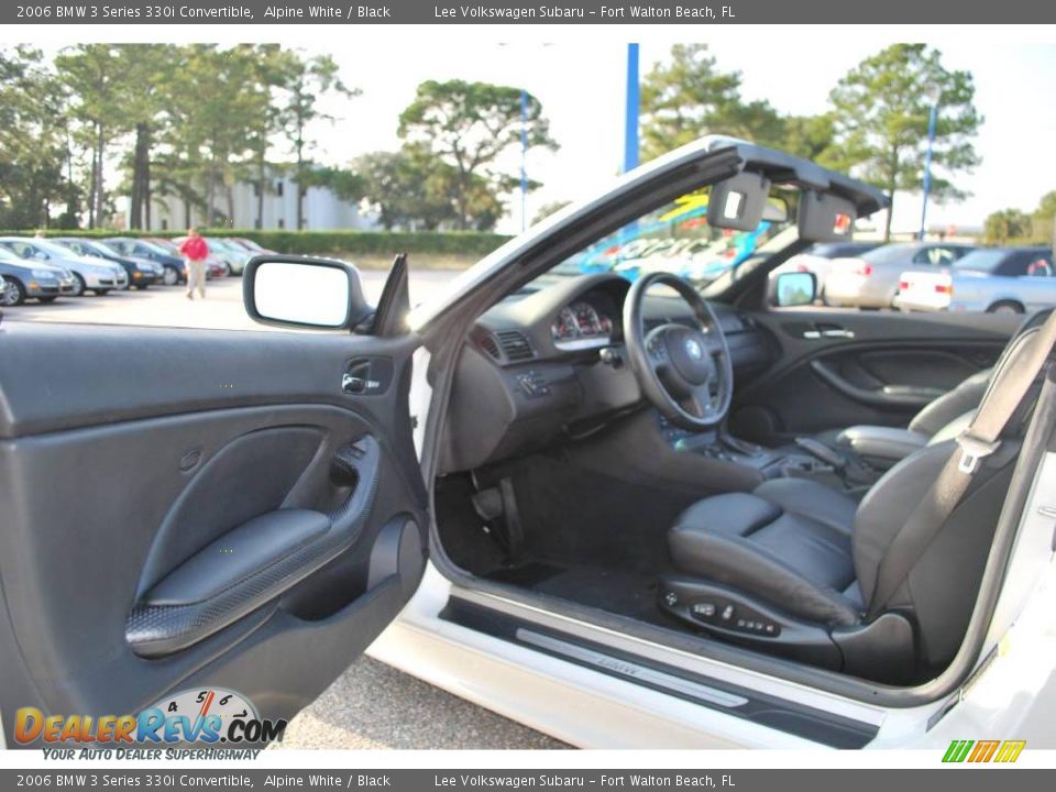 2006 BMW 3 Series 330i Convertible Alpine White / Black Photo #22