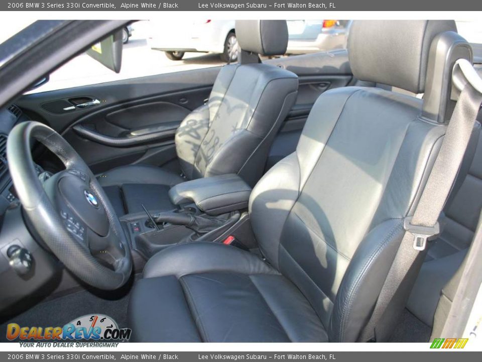 2006 BMW 3 Series 330i Convertible Alpine White / Black Photo #23