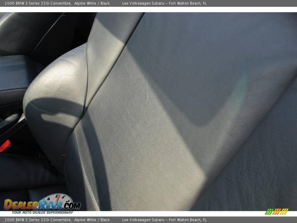 2006 BMW 3 Series 330i Convertible Alpine White / Black Photo #24