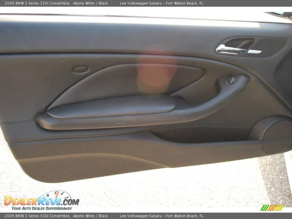 2006 BMW 3 Series 330i Convertible Alpine White / Black Photo #30