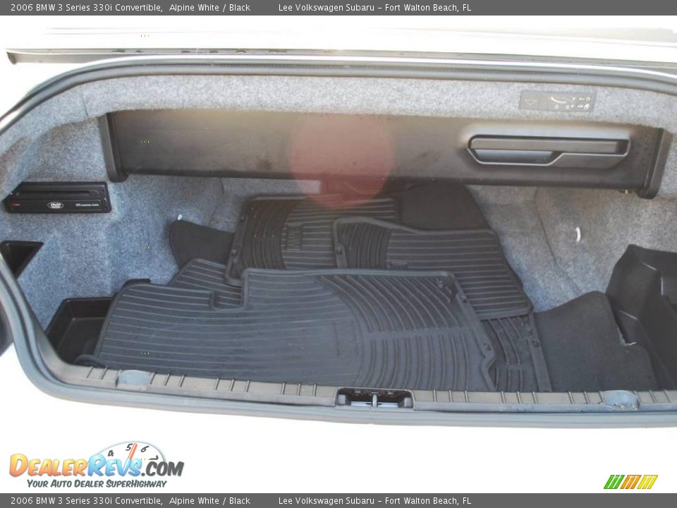 2006 BMW 3 Series 330i Convertible Alpine White / Black Photo #31