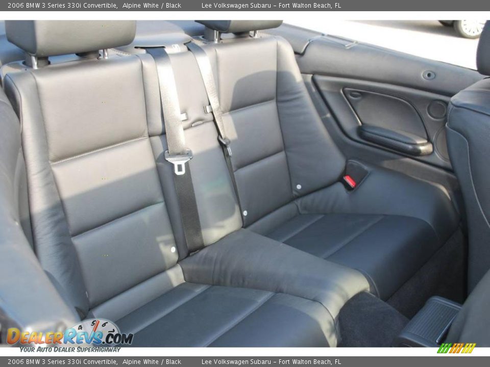2006 BMW 3 Series 330i Convertible Alpine White / Black Photo #32