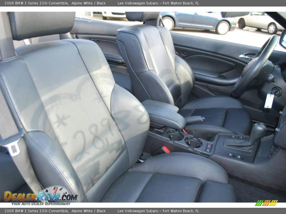2006 BMW 3 Series 330i Convertible Alpine White / Black Photo #33