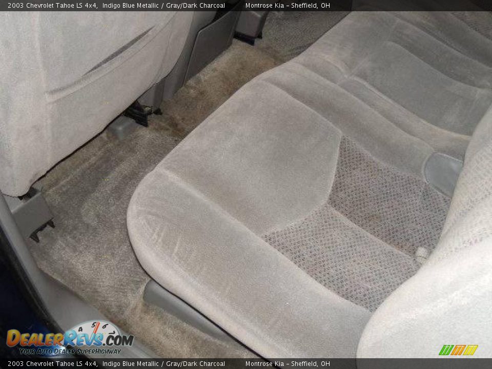 2003 Chevrolet Tahoe LS 4x4 Indigo Blue Metallic / Gray/Dark Charcoal Photo #18