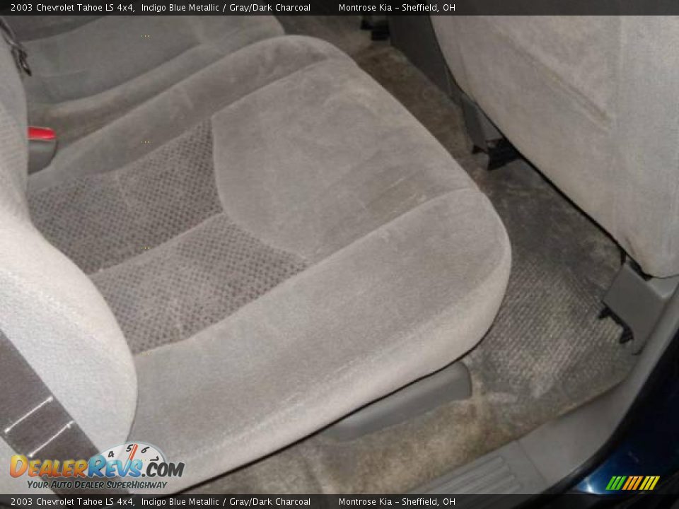 2003 Chevrolet Tahoe LS 4x4 Indigo Blue Metallic / Gray/Dark Charcoal Photo #20