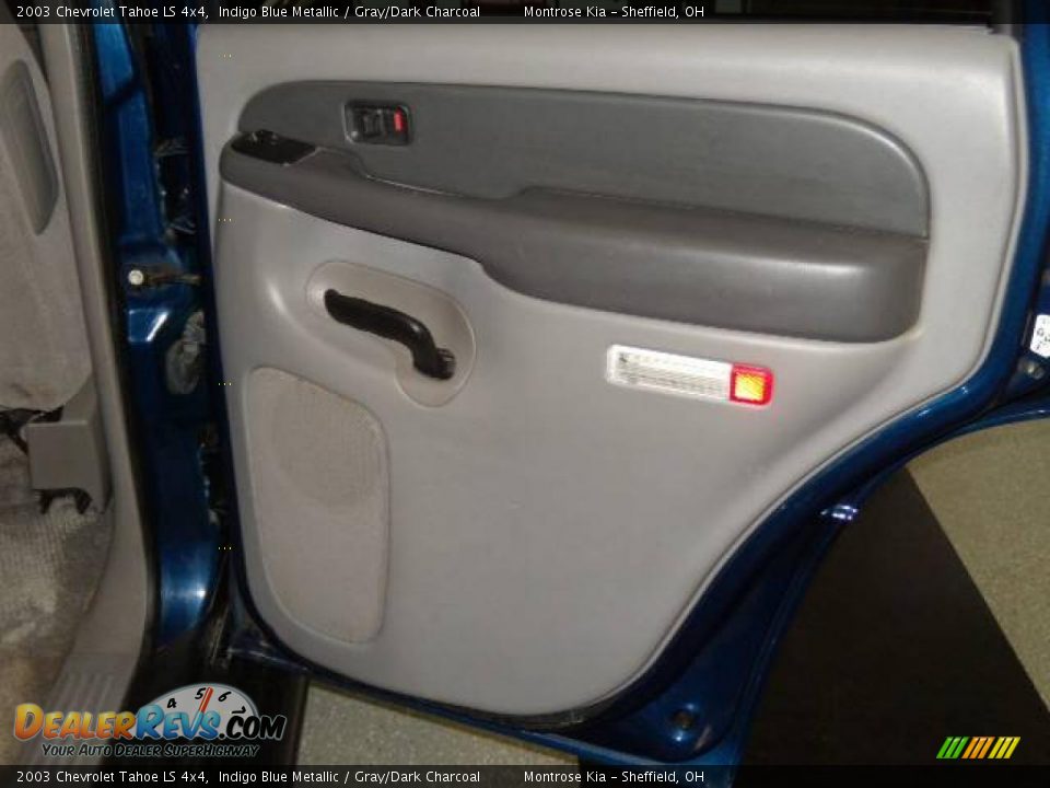 2003 Chevrolet Tahoe LS 4x4 Indigo Blue Metallic / Gray/Dark Charcoal Photo #21