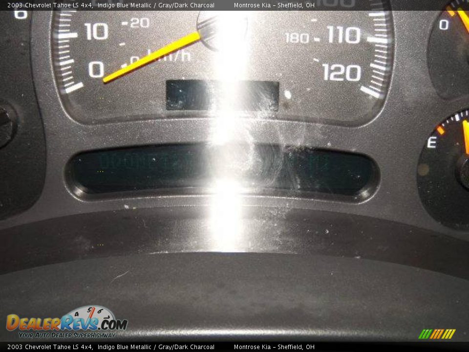 2003 Chevrolet Tahoe LS 4x4 Indigo Blue Metallic / Gray/Dark Charcoal Photo #27