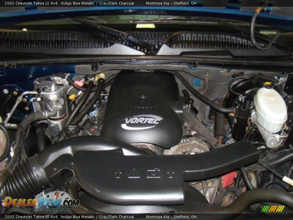 2003 Chevrolet Tahoe LS 4x4 Indigo Blue Metallic / Gray/Dark Charcoal Photo #34