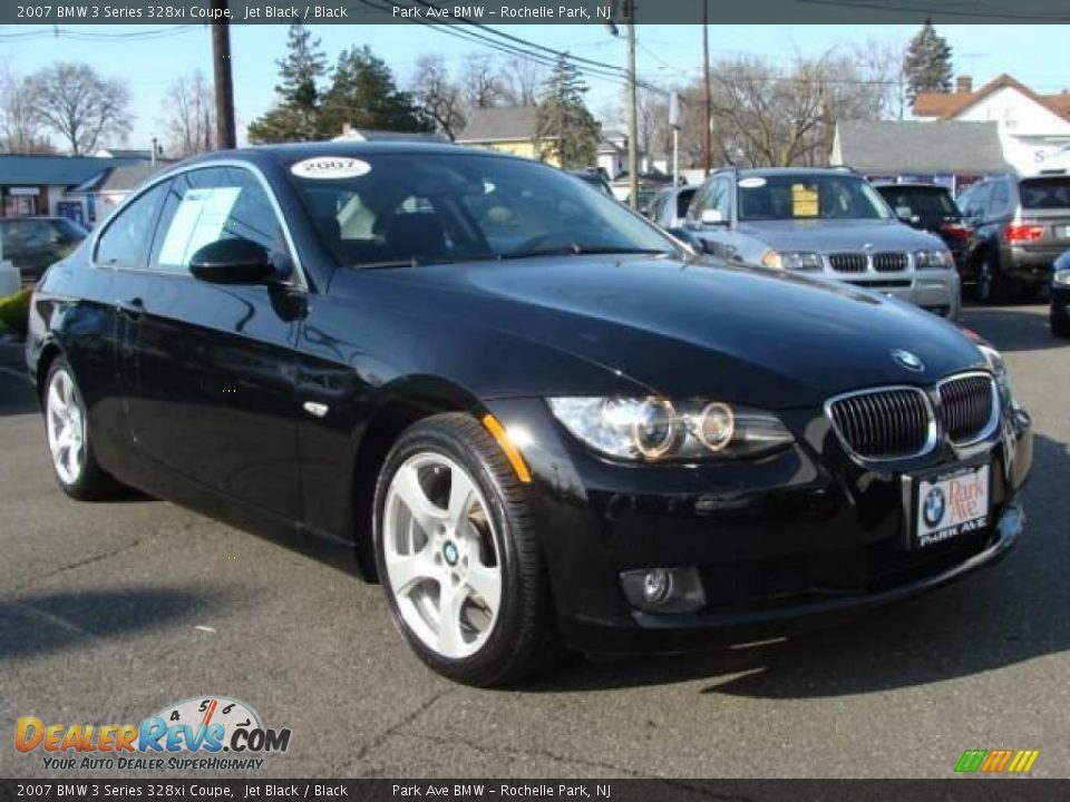 2007 BMW 3 Series 328xi Coupe Jet Black / Black Photo #2