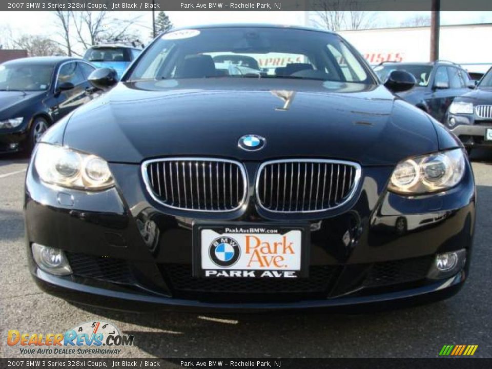2007 BMW 3 Series 328xi Coupe Jet Black / Black Photo #3