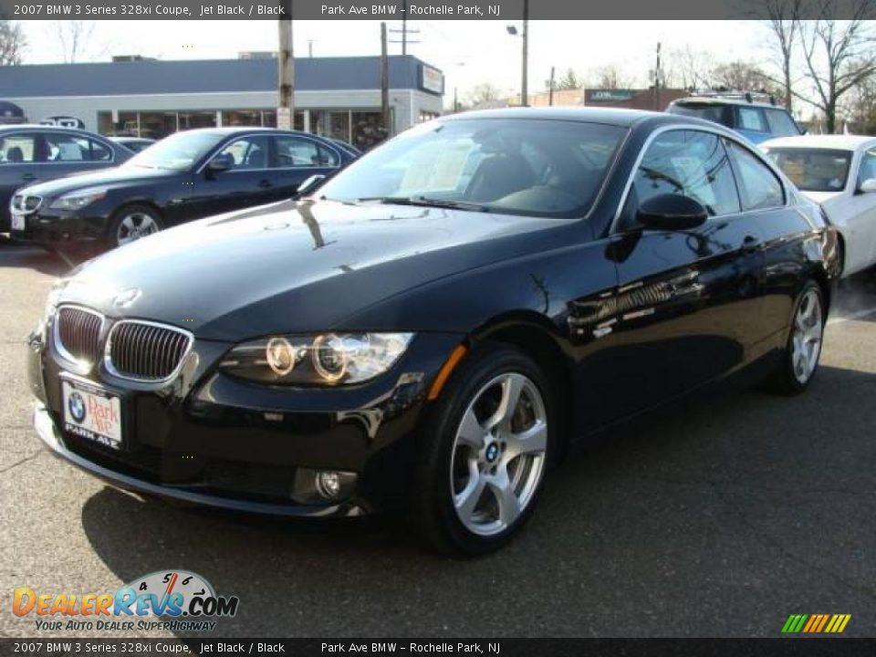 2007 BMW 3 Series 328xi Coupe Jet Black / Black Photo #4