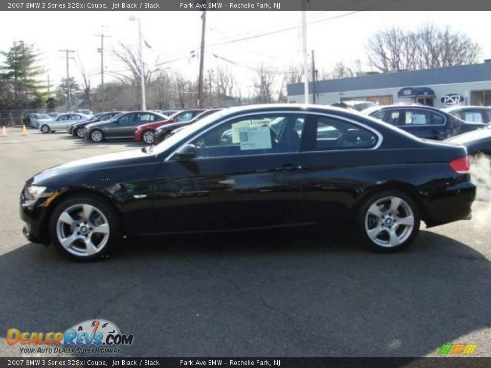 2007 BMW 3 Series 328xi Coupe Jet Black / Black Photo #5