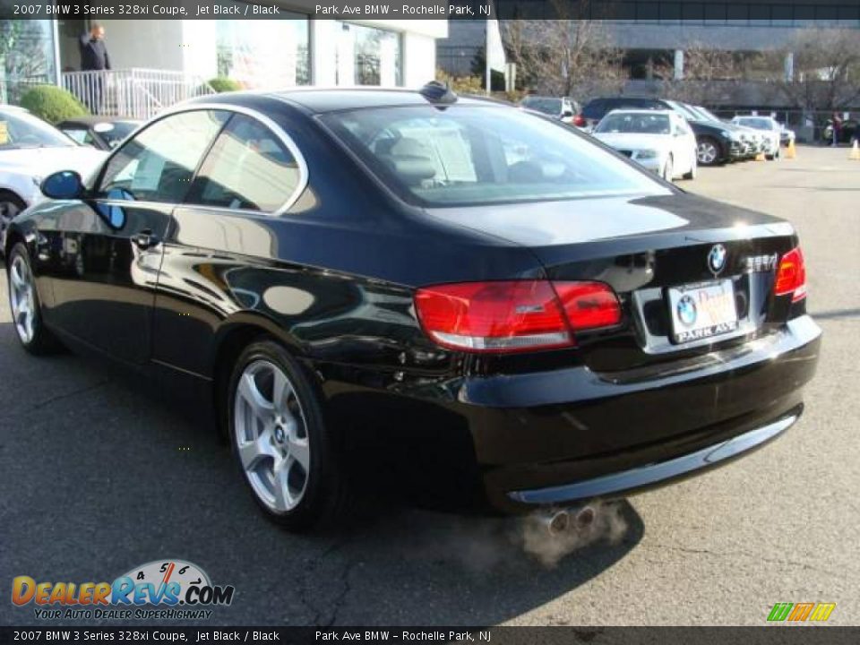 2007 BMW 3 Series 328xi Coupe Jet Black / Black Photo #6