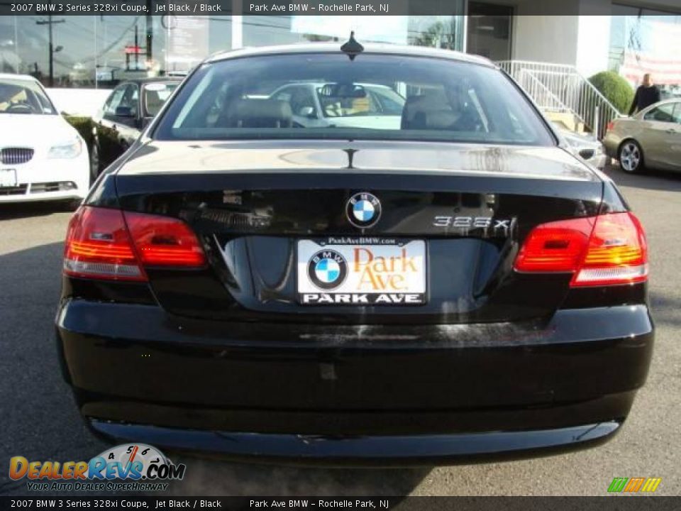 2007 BMW 3 Series 328xi Coupe Jet Black / Black Photo #7