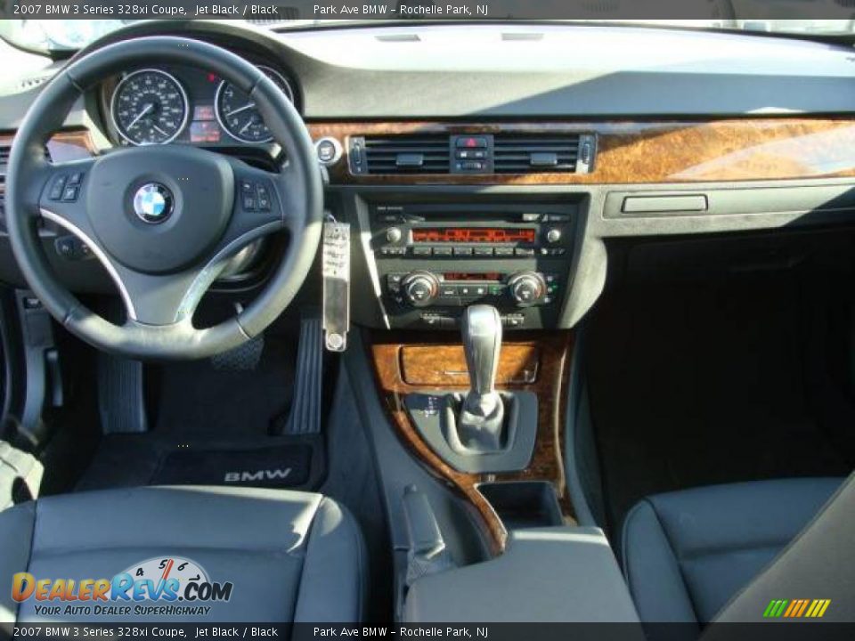 2007 BMW 3 Series 328xi Coupe Jet Black / Black Photo #12
