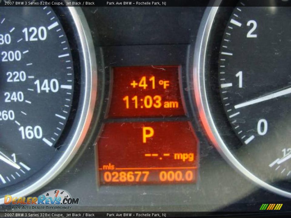 2007 BMW 3 Series 328xi Coupe Jet Black / Black Photo #14
