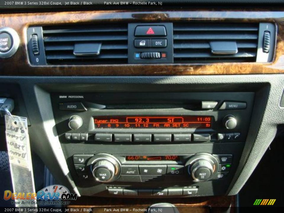 2007 BMW 3 Series 328xi Coupe Jet Black / Black Photo #15