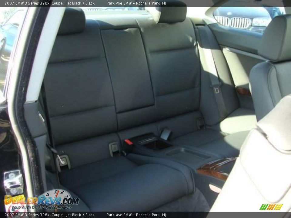 2007 BMW 3 Series 328xi Coupe Jet Black / Black Photo #21