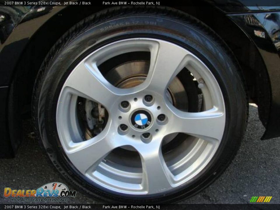 2007 BMW 3 Series 328xi Coupe Jet Black / Black Photo #22