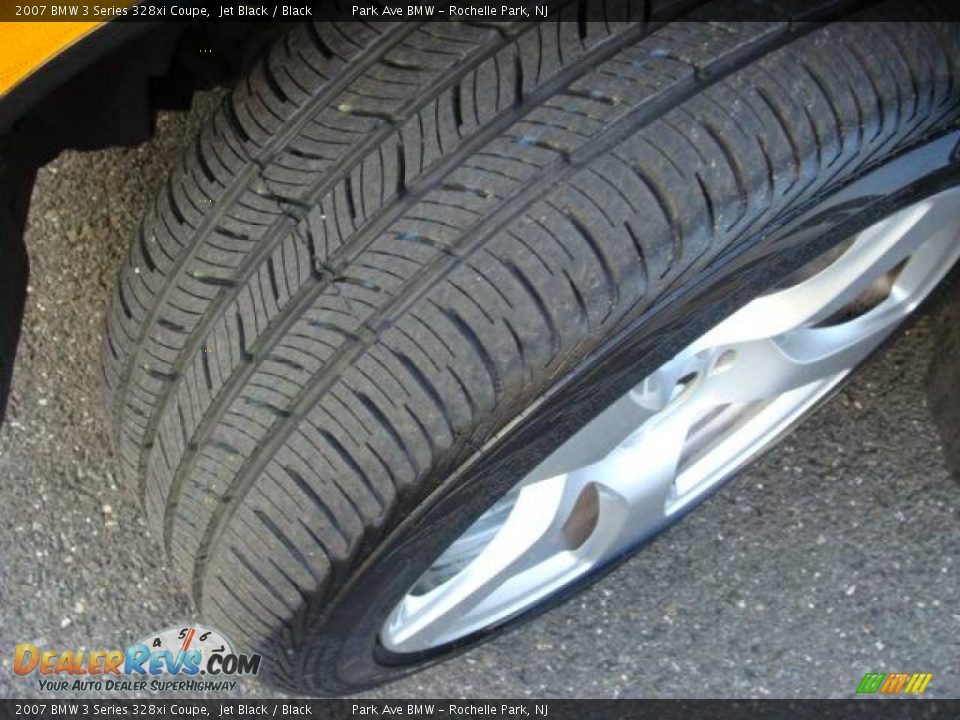 2007 BMW 3 Series 328xi Coupe Jet Black / Black Photo #23