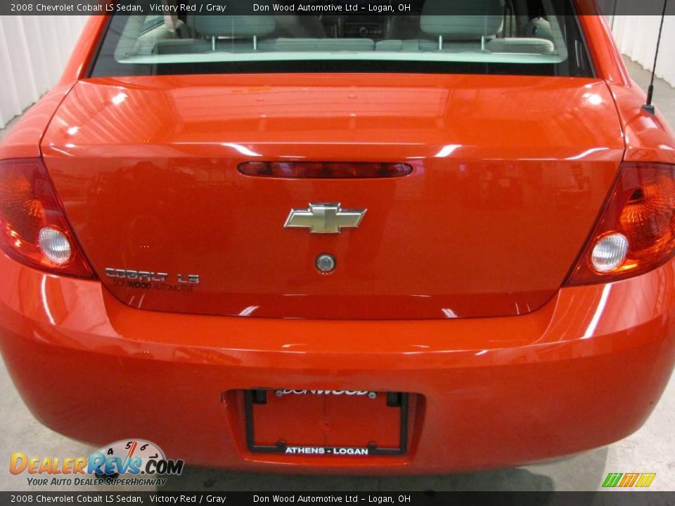 2008 Chevrolet Cobalt LS Sedan Victory Red / Gray Photo #4