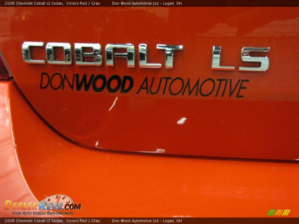 2008 Chevrolet Cobalt LS Sedan Victory Red / Gray Photo #7