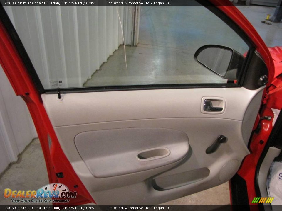 2008 Chevrolet Cobalt LS Sedan Victory Red / Gray Photo #14