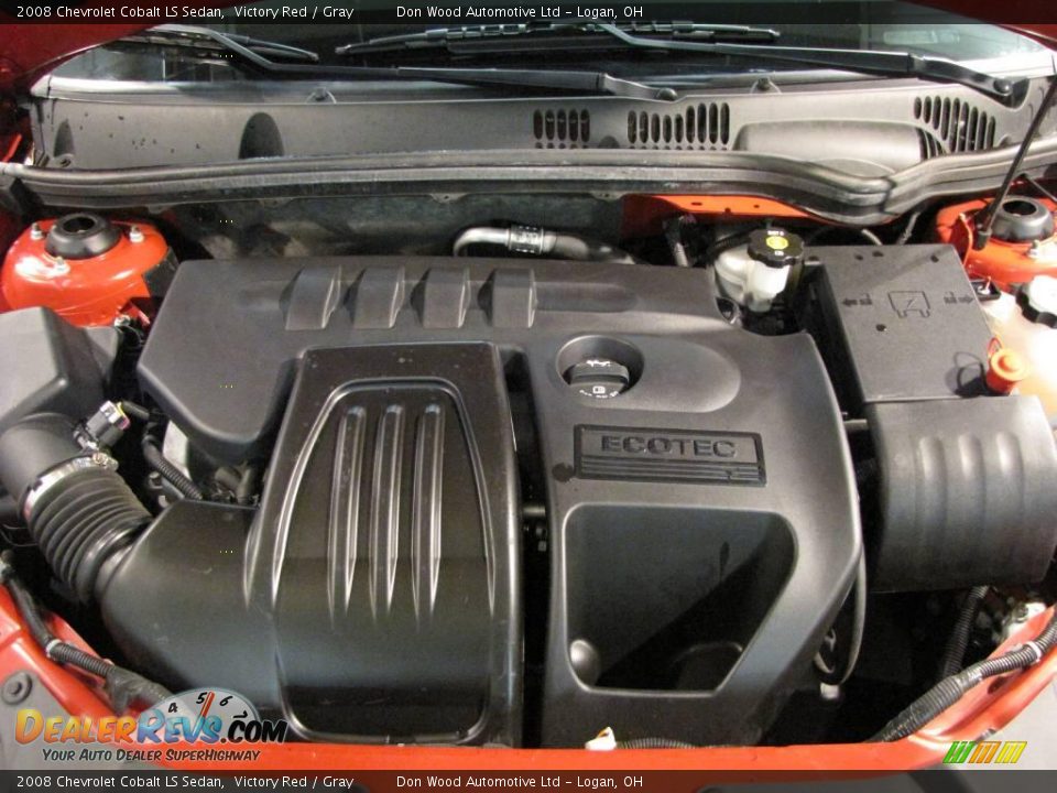 2008 Chevrolet Cobalt LS Sedan Victory Red / Gray Photo #17